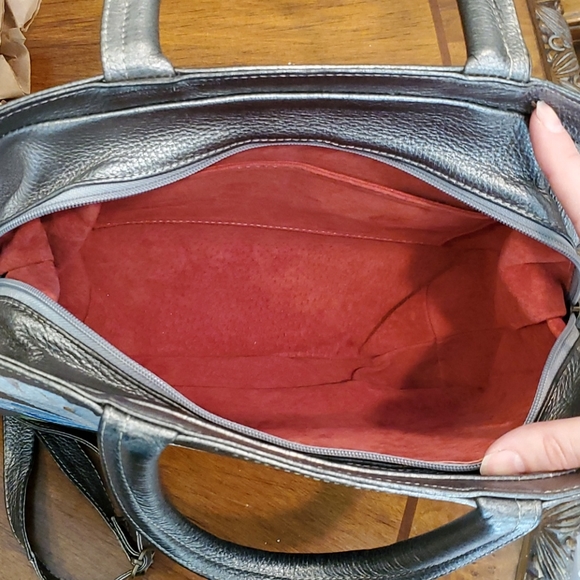 *SALE* Fina Catrina hand painted leather bag - Picture 7 of 9